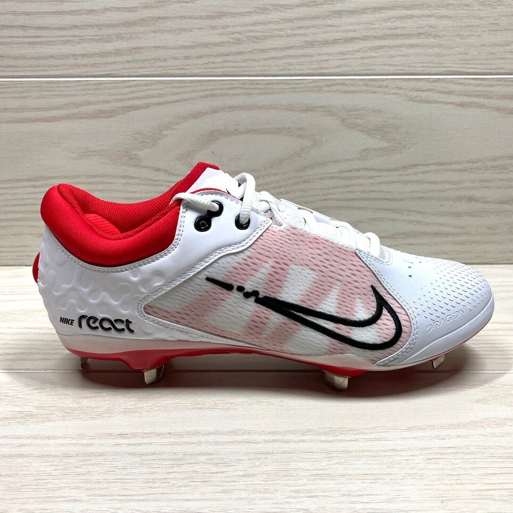 Nike Hyperdiamond 4 Elite Softball Cleat Red White Women's Size 11.5 CZ5917-105